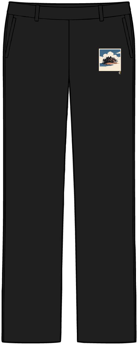 HD Wooded peninsula crossed by a gentle diagonal breeze Women’s Tailored Tech Trousers
