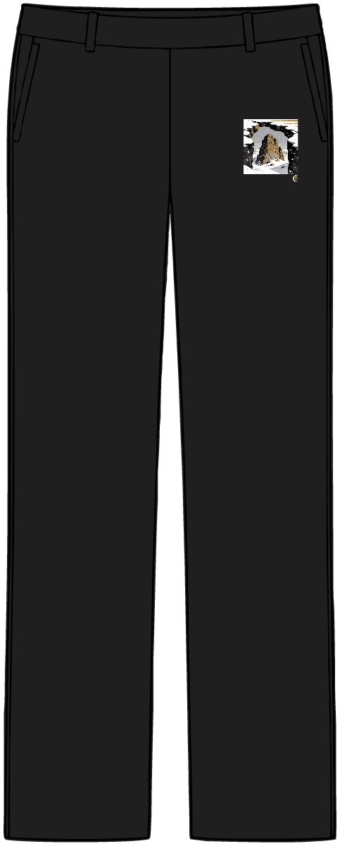 HD Granite massif framed by a broken foreground rock edge Women’s Tailored Tech Trousers