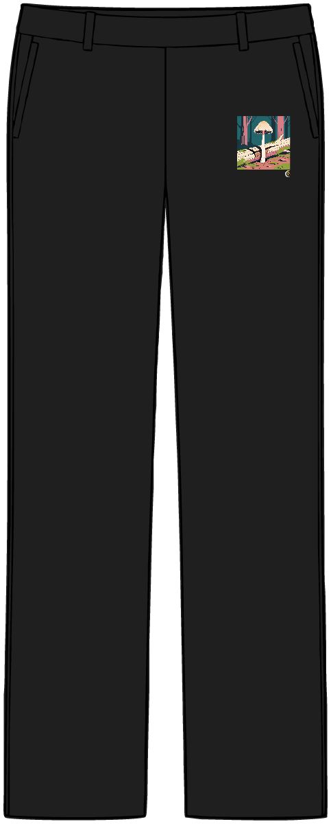 HD Inkcap growing through a split fallen branch Women’s Tailored Tech Trousers