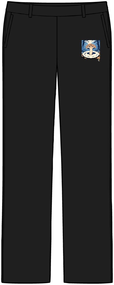 HD Coral fungus shown in a large cap-and-stem sectional study Women’s Tailored Tech Trousers