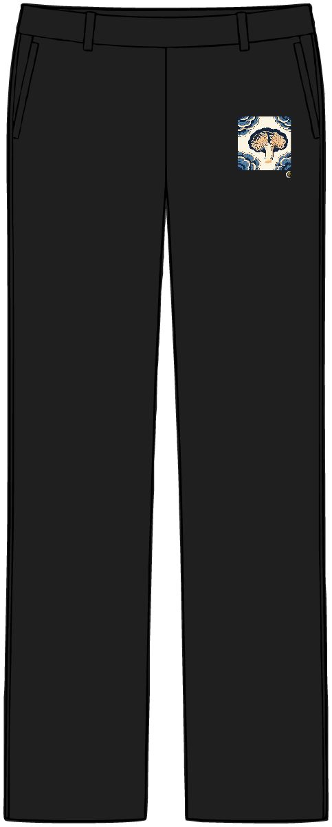 HD Turkey-tail fungi shown in a large cap-and-stem sectional study Women’s Tailored Tech Trousers