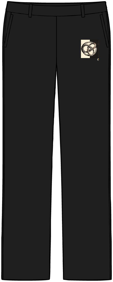 HD Wave-interference knot wrapped into an interrupted circular rhythm Women’s Tailored Tech Trousers