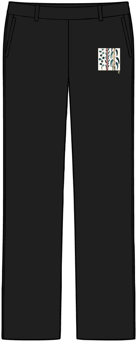 HD Eucalyptus stem arranged as three distinct growth stages Women’s Tailored Tech Trousers