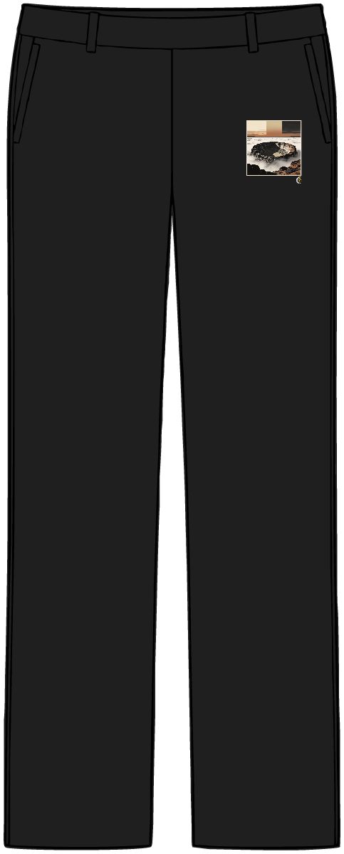 HD Basalt amphitheater rising above a broad belt of fog Women’s Tailored Tech Trousers