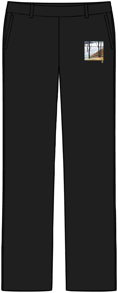 HD Frosty field reduced to stacked rounded color planes Women’s Tailored Tech Trousers