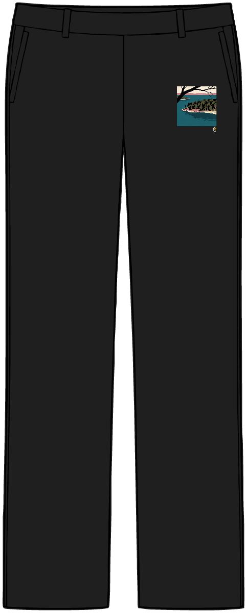 HD Wooded peninsula framed by one foreground branch Women’s Tailored Tech Trousers