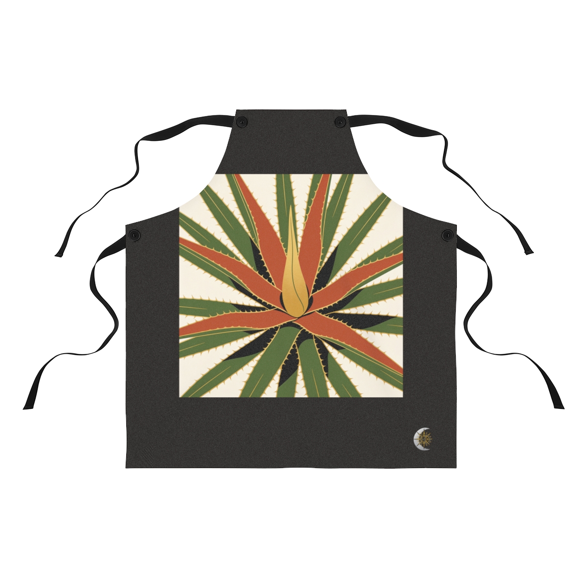 HD Desert spoon plant seen in a close radial growth study Polyester Kitchen Apron