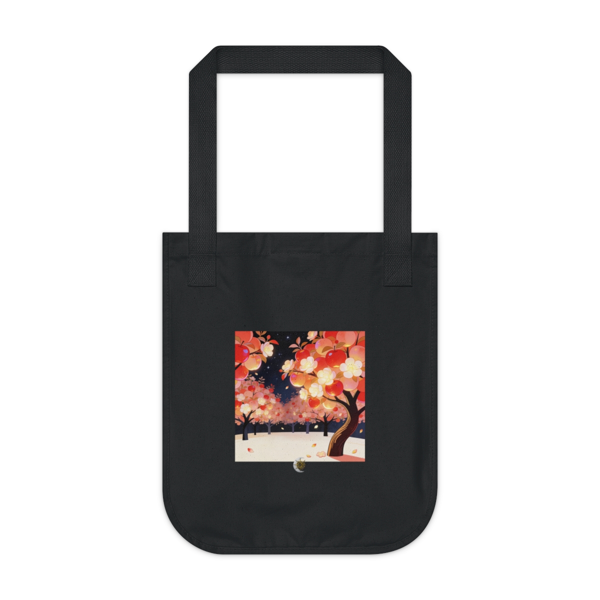 HD Emberblossom Orchard Organic Canvas Tote