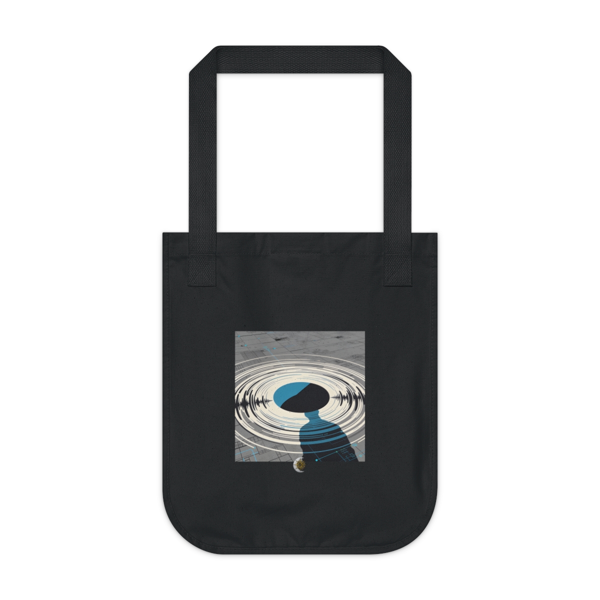 HD Echo Circuit Organic Canvas Tote