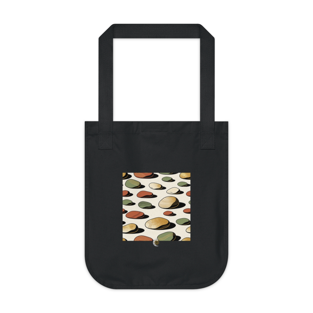 HD Riverstone Scatter Organic Canvas Tote