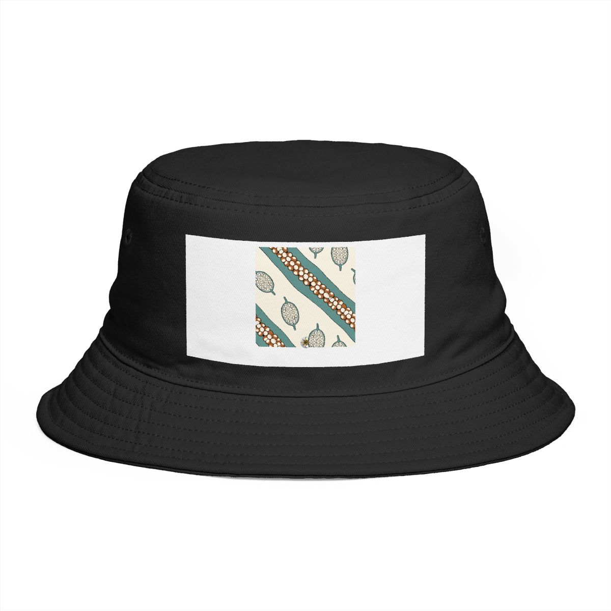 HD Seedpod cells alternating dense clusters with empty lanes Bucket Hat