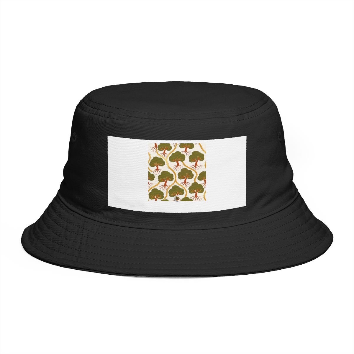 HD Fine root paths alternating dense clusters with empty lanes Bucket Hat
