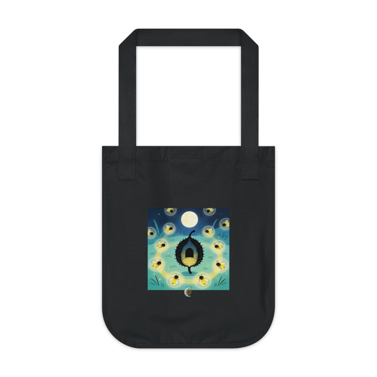 HD Seedpod alcove surrounded by a ring of sleeping fireflies Organic Canvas Tote
