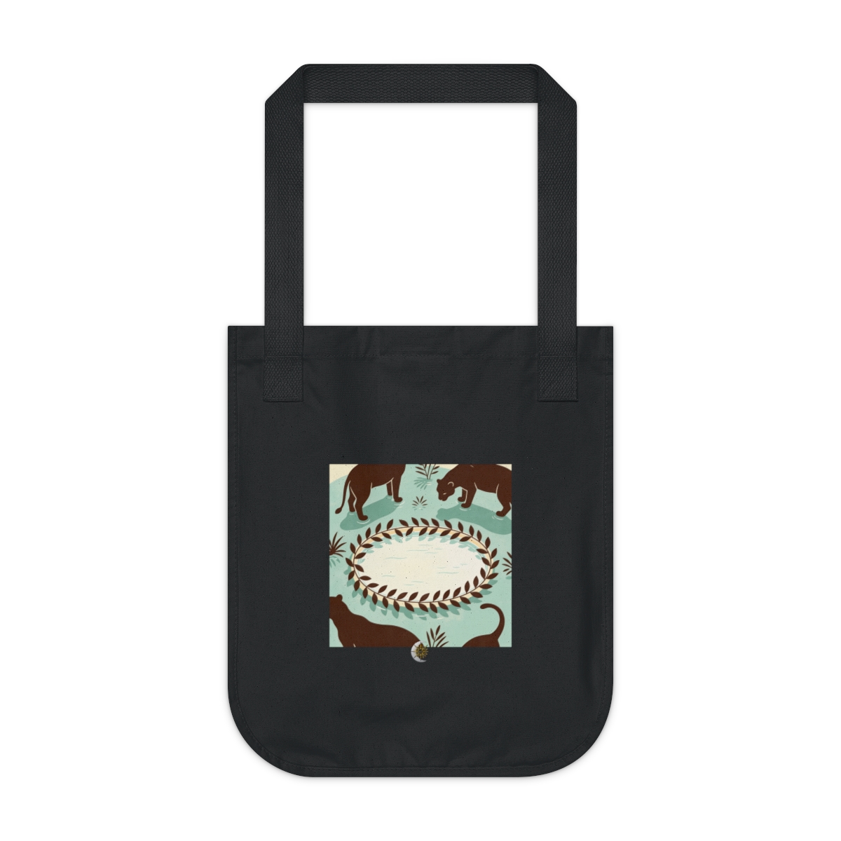 HD Panther Pond Organic Canvas Tote