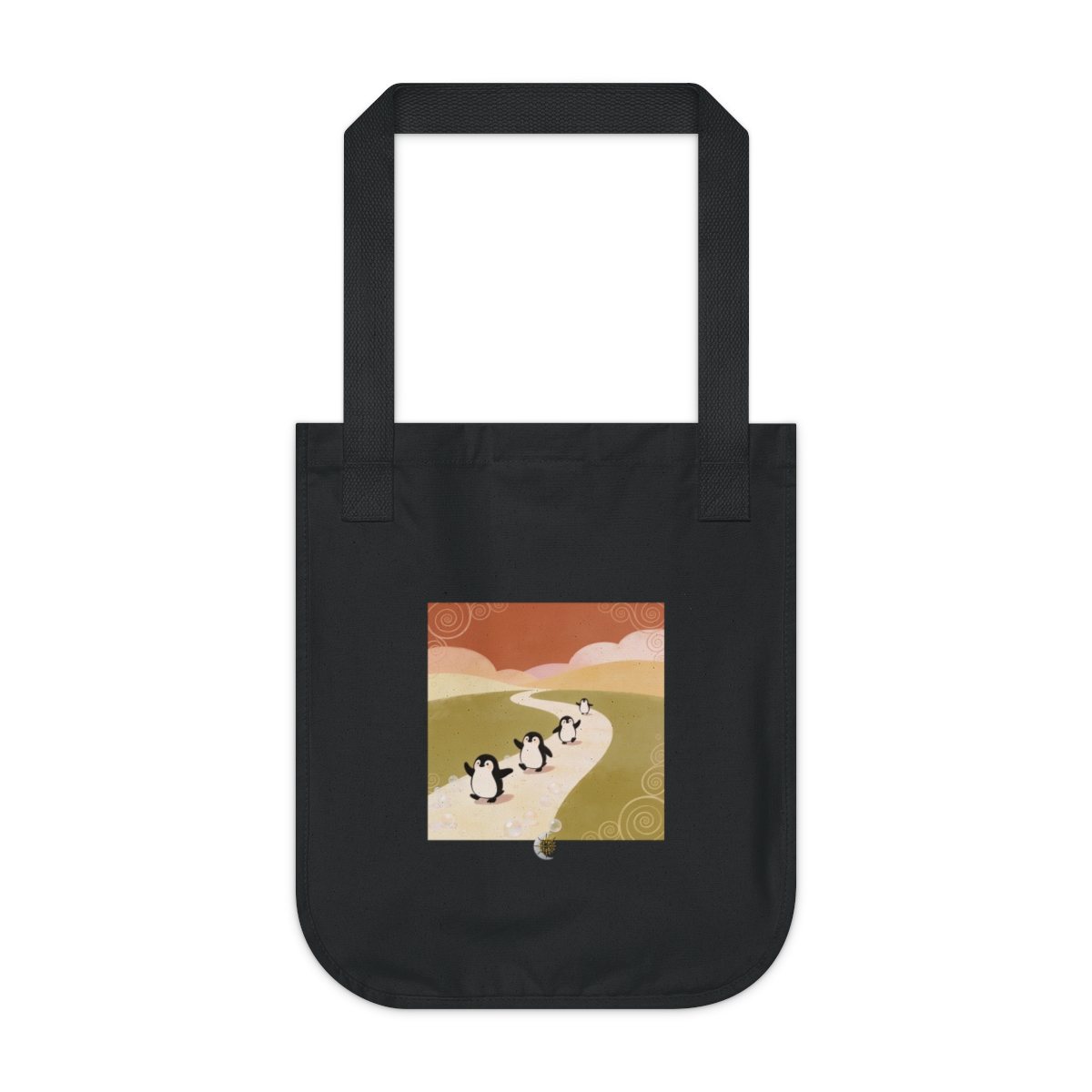 HD Ambertrail Penguins Organic Canvas Tote