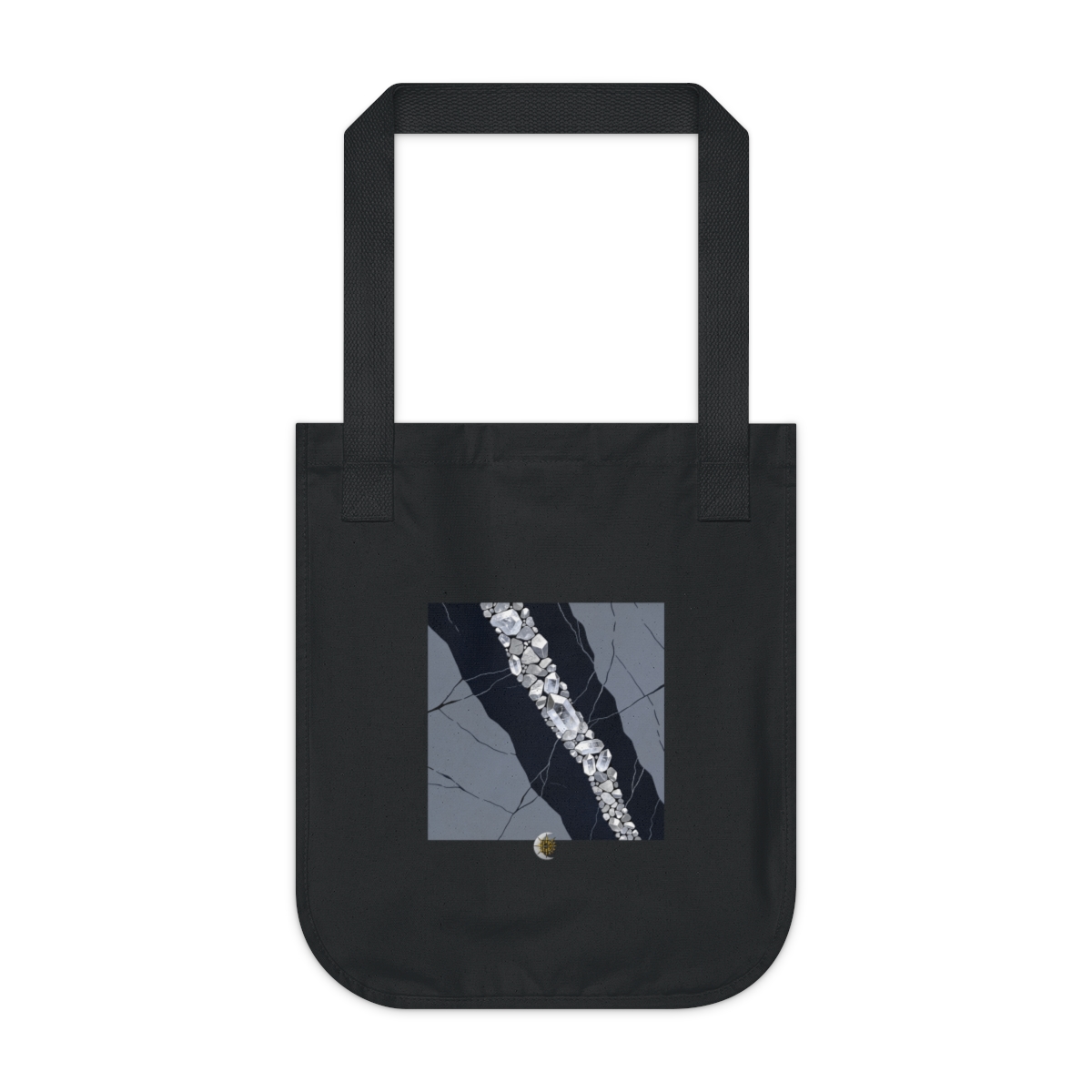 HD Silver Vein Organic Canvas Tote