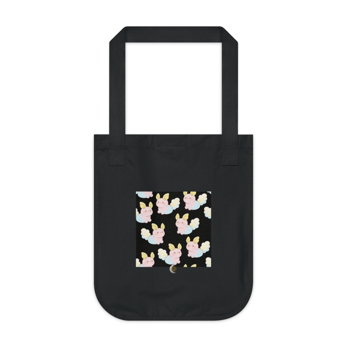 HD Pastel Leafpuffs Organic Canvas Tote