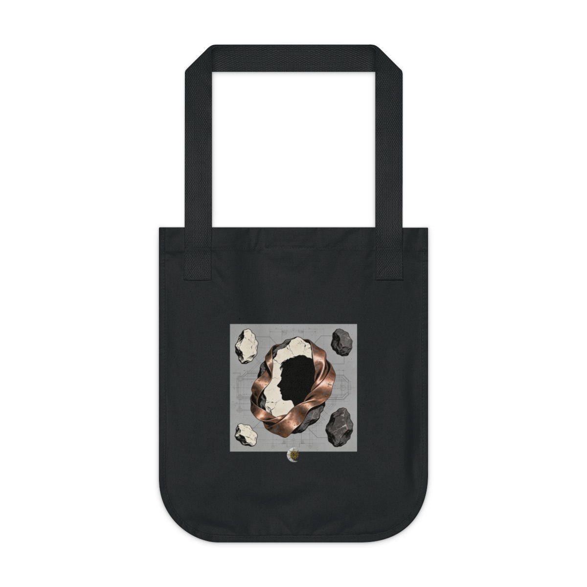 HD Copperstone Silhouette Organic Canvas Tote