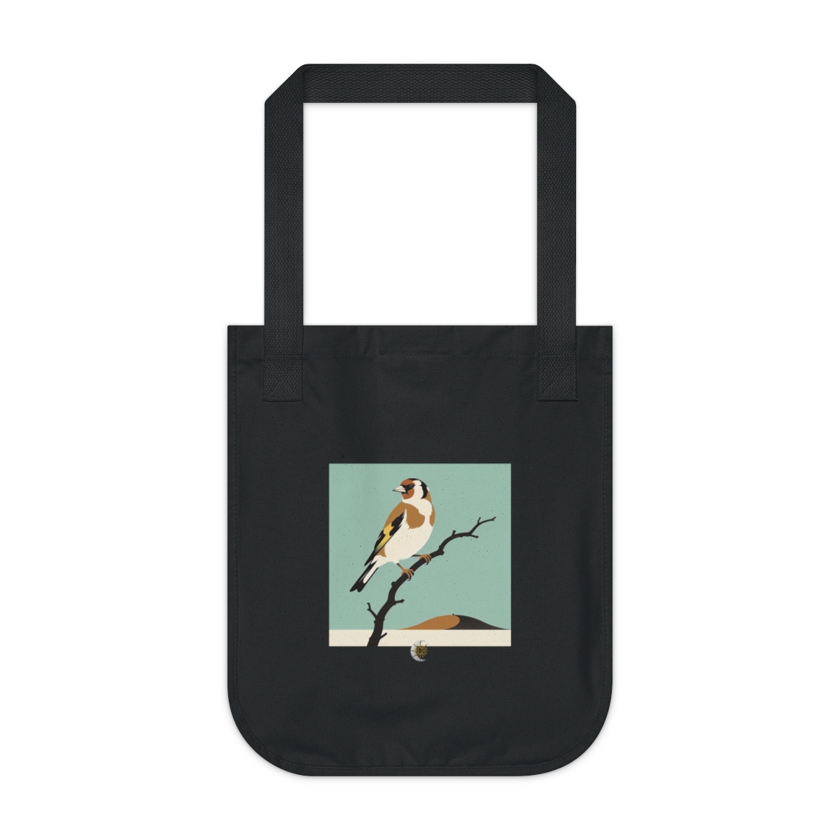 HD Meadow Goldfinch Organic Canvas Tote