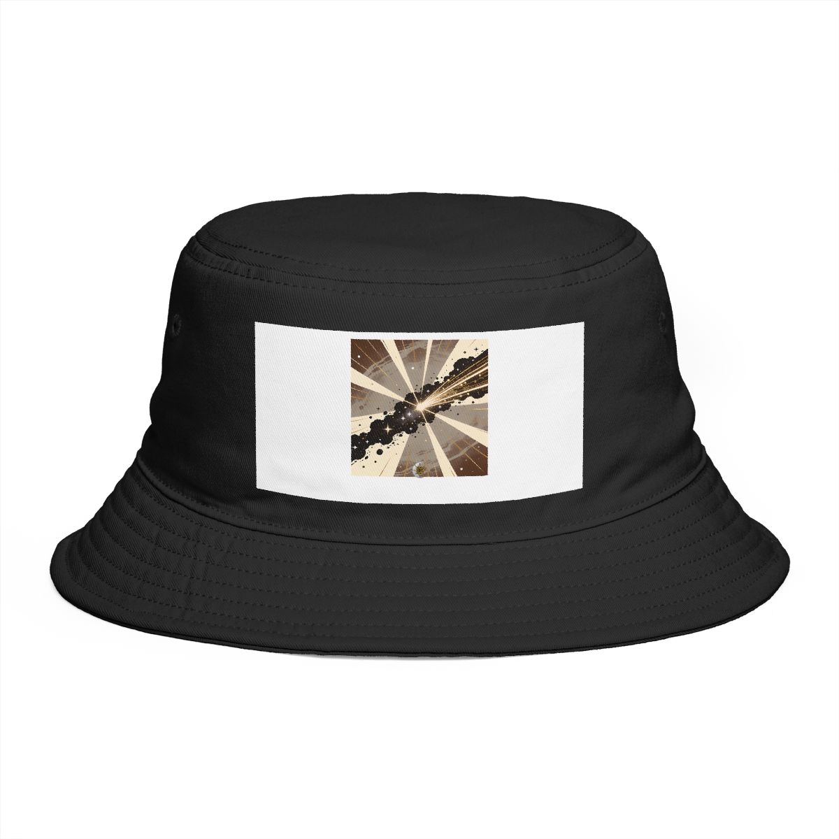 HD Dense star cluster intersecting a fan of luminous trajectories Bucket Hat