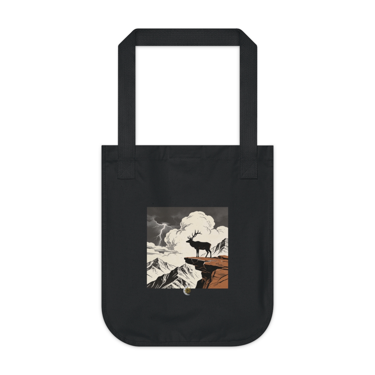 HD Ridge Elk Organic Canvas Tote