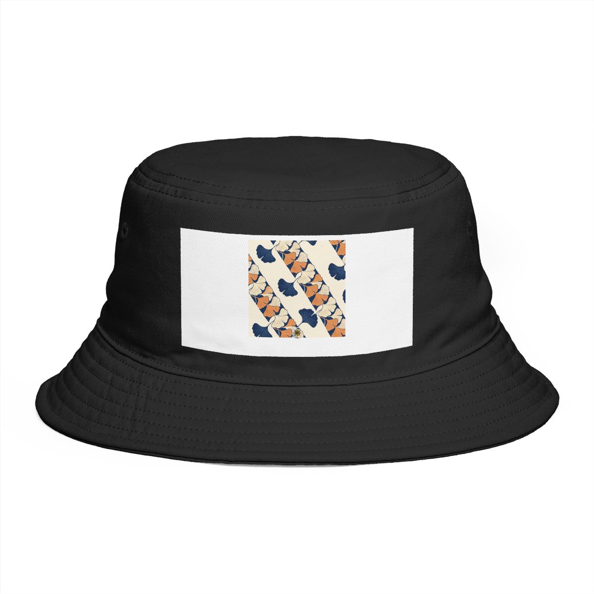 HD Ginkgo-like lobes gathering into a broad diagonal band Bucket Hat