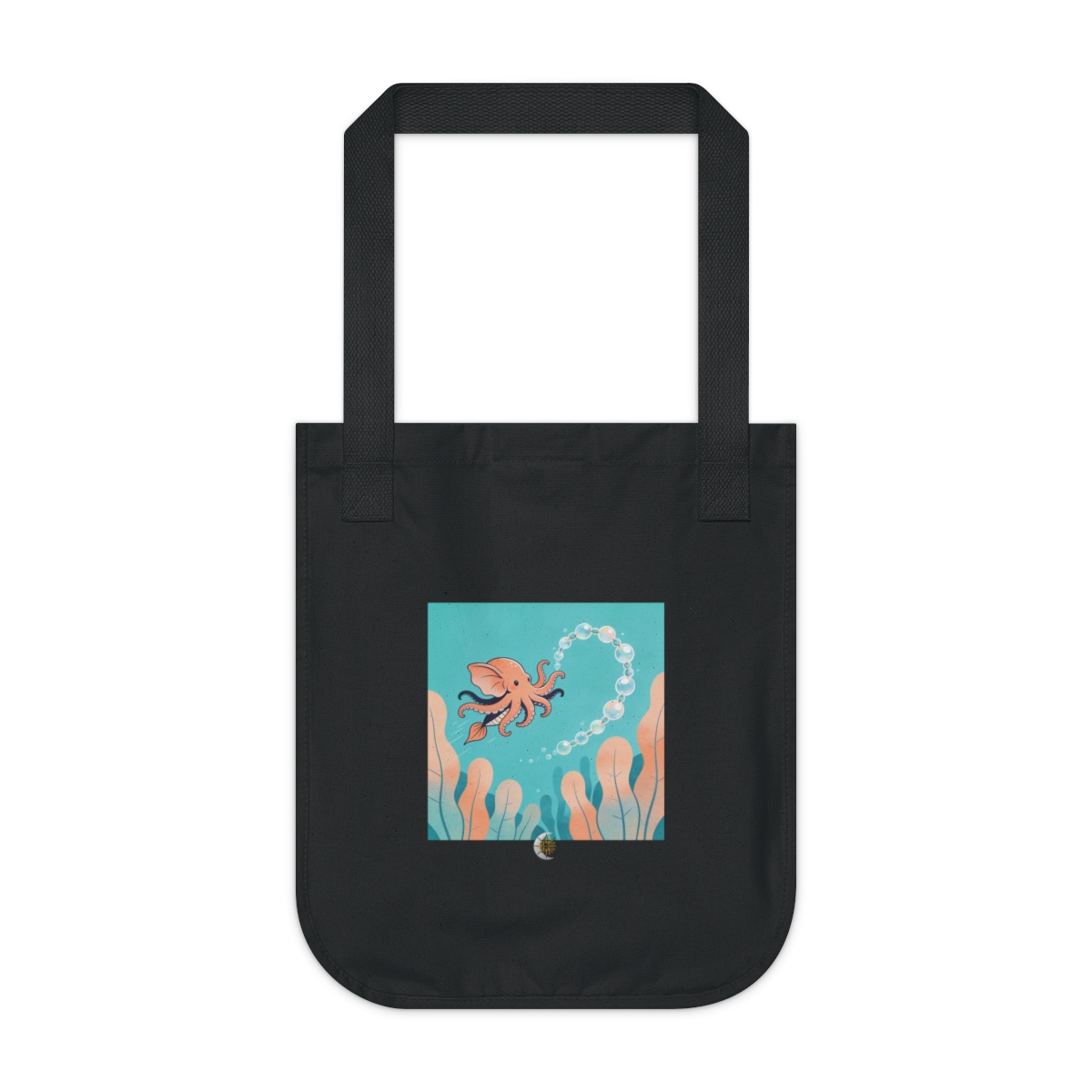 HD Bubbleloop Seafriend Organic Canvas Tote