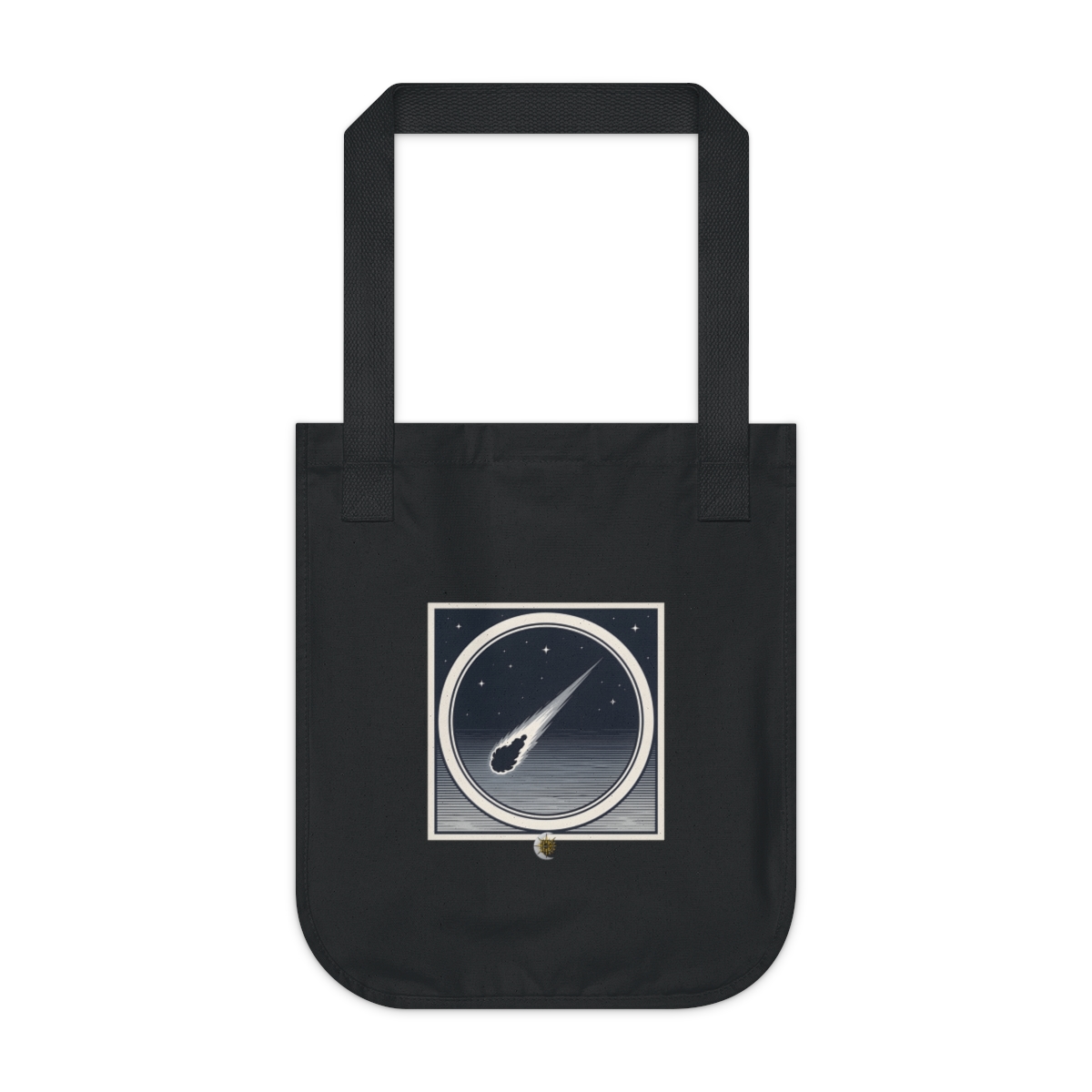 HD Midnight Meteor Organic Canvas Tote