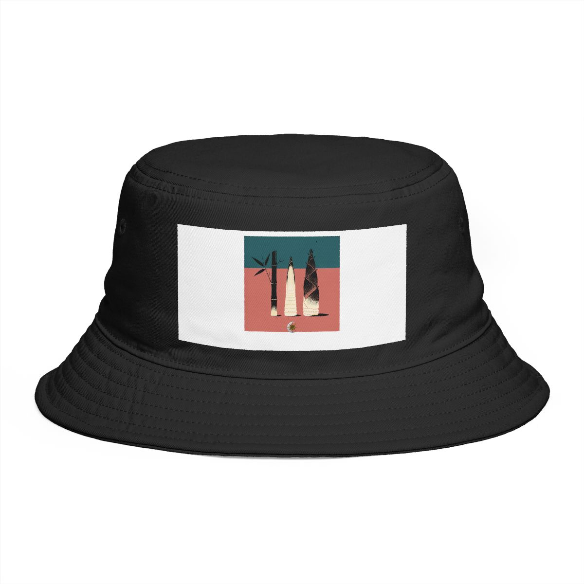 HD Bamboo shoot arranged as three distinct growth stages Bucket Hat