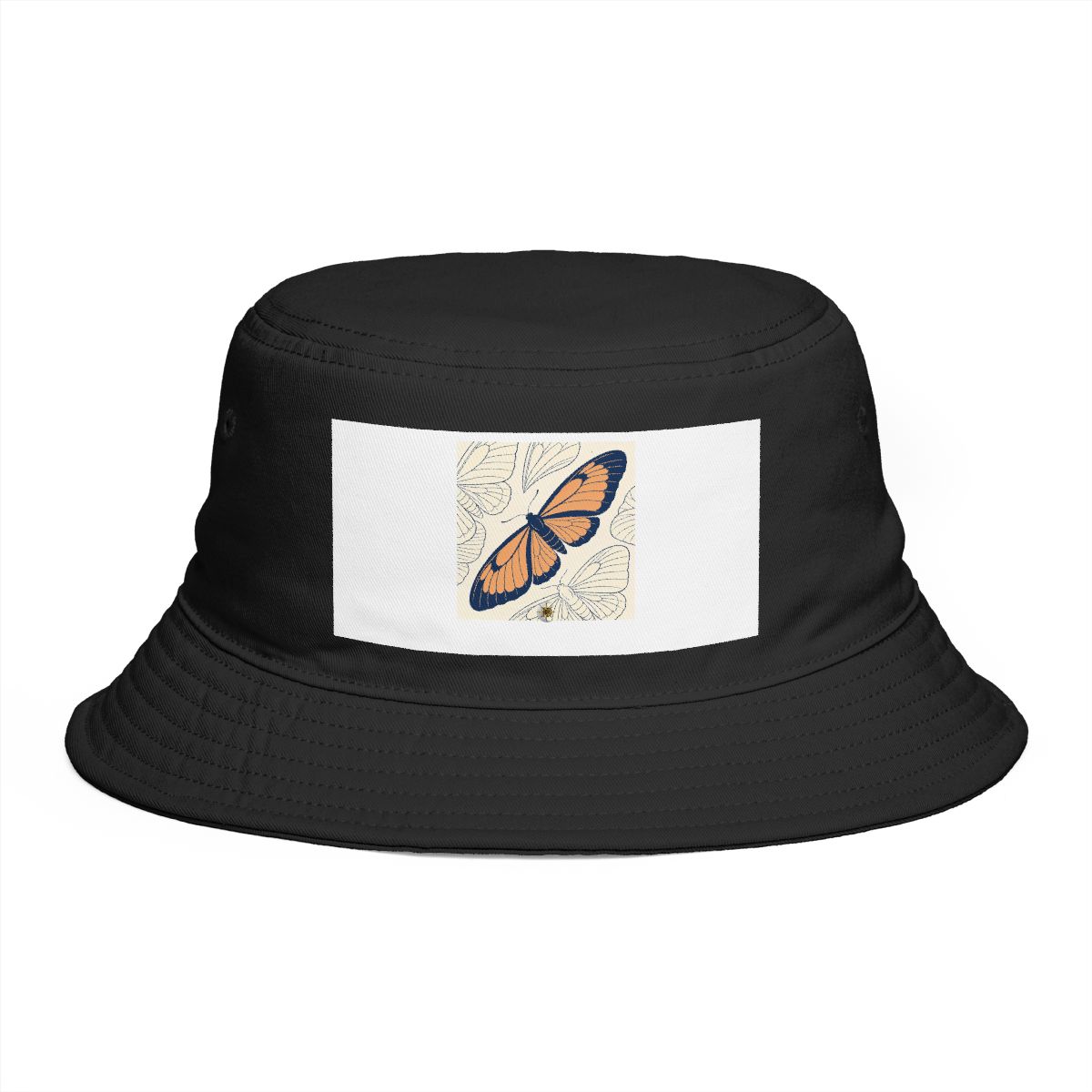 HD Moth-wing curves gathering into a broad diagonal band Bucket Hat