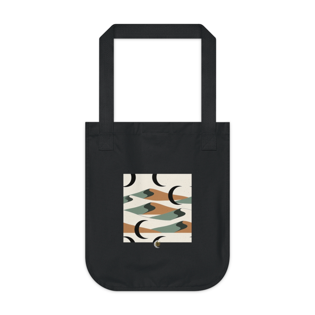 HD Crescent dunes forming a spacious staggered repeat Organic Canvas Tote