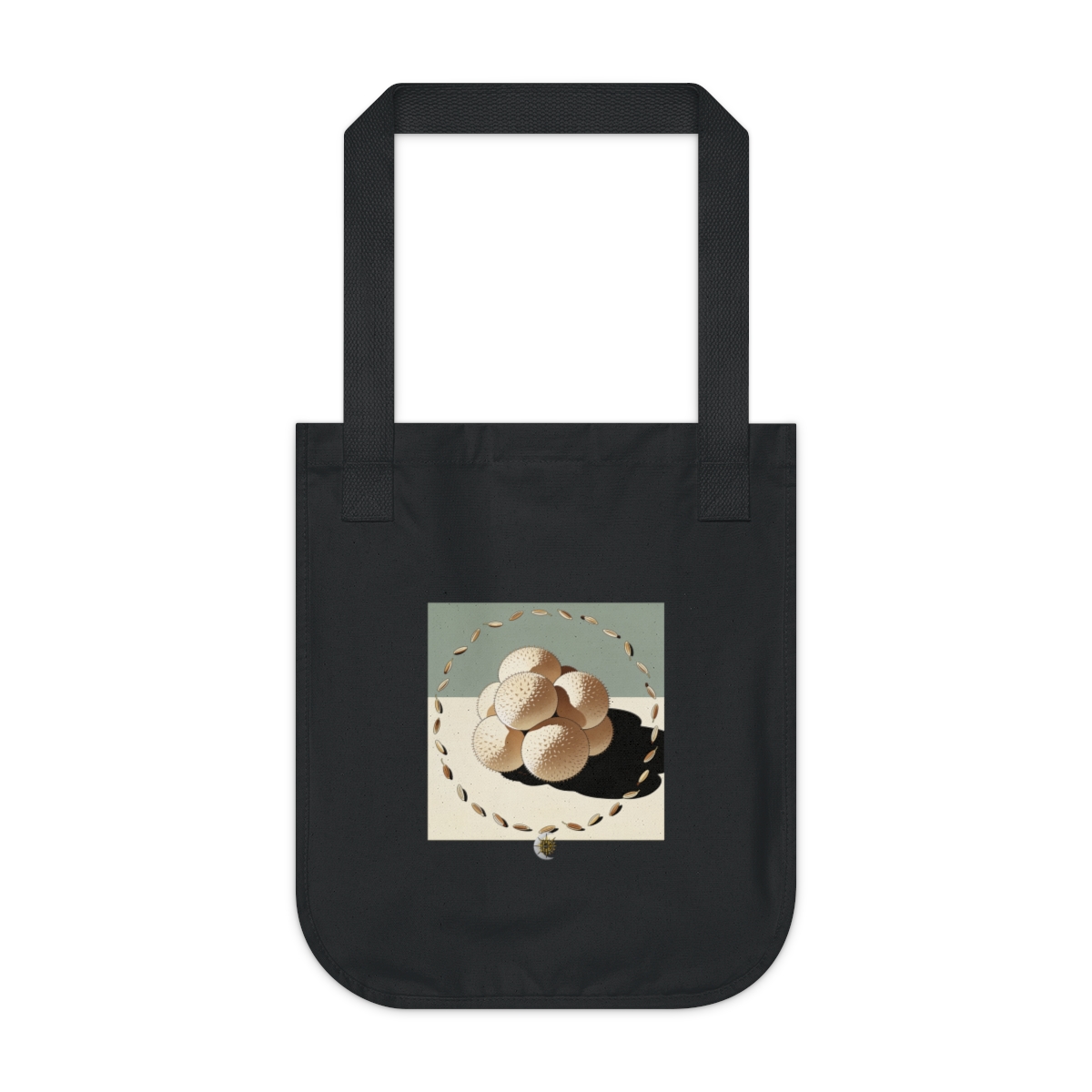 HD Puffballs surrounded by an arc of scattered seeds Organic Canvas Tote