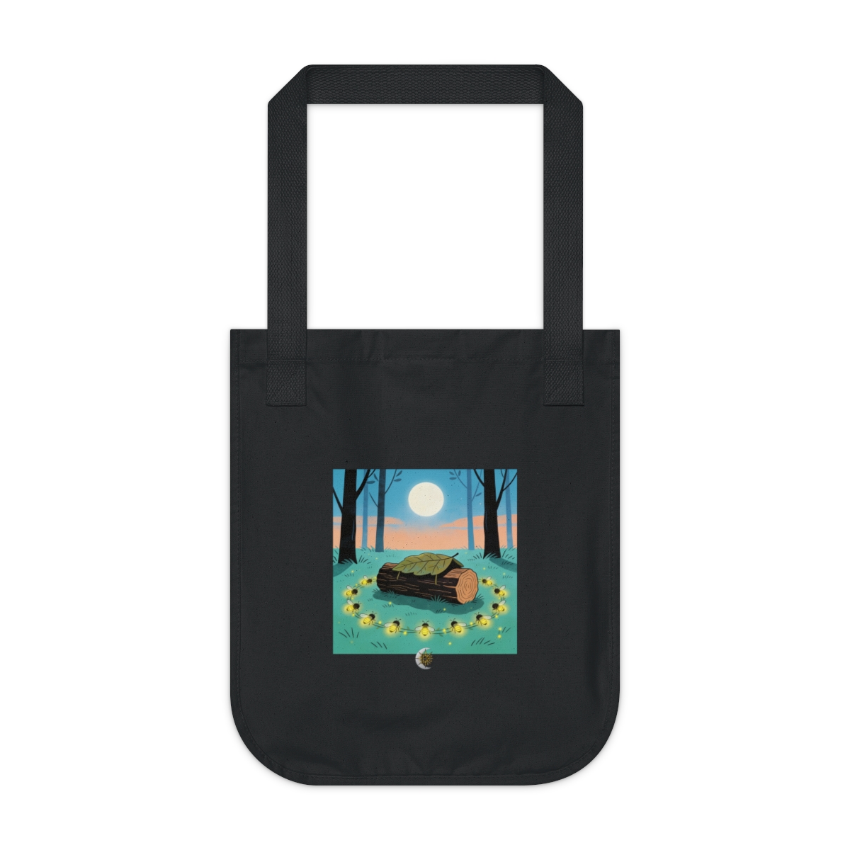 HD Firefly Circle Organic Canvas Tote