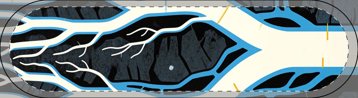 Original Art 1451 Decorative Skateboard Deck