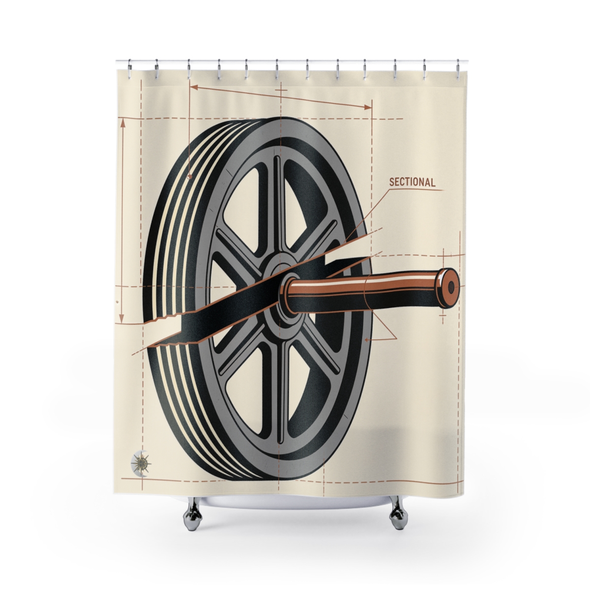 Original Art 1658 Shower Curtain