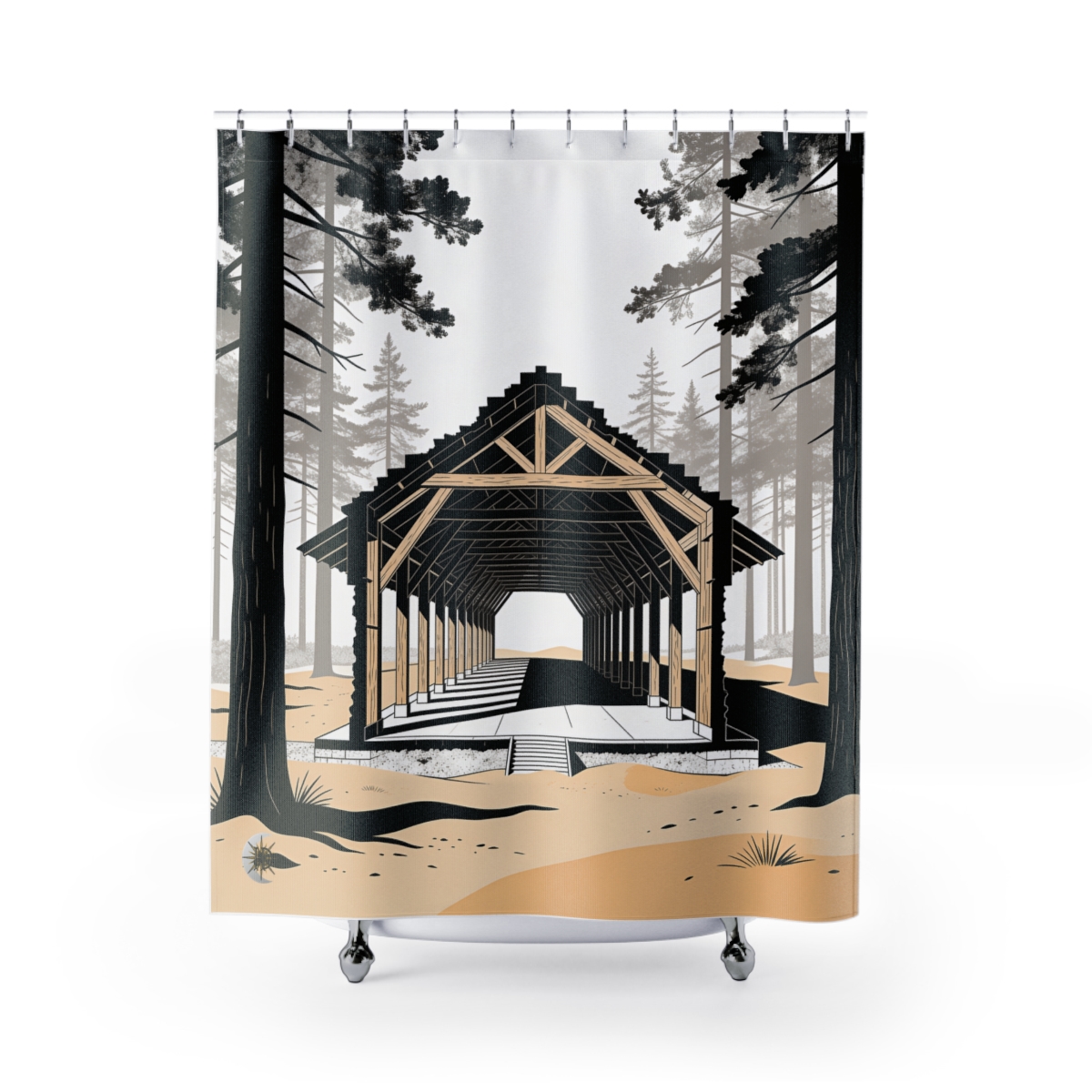 Original Art 1749 Shower Curtain