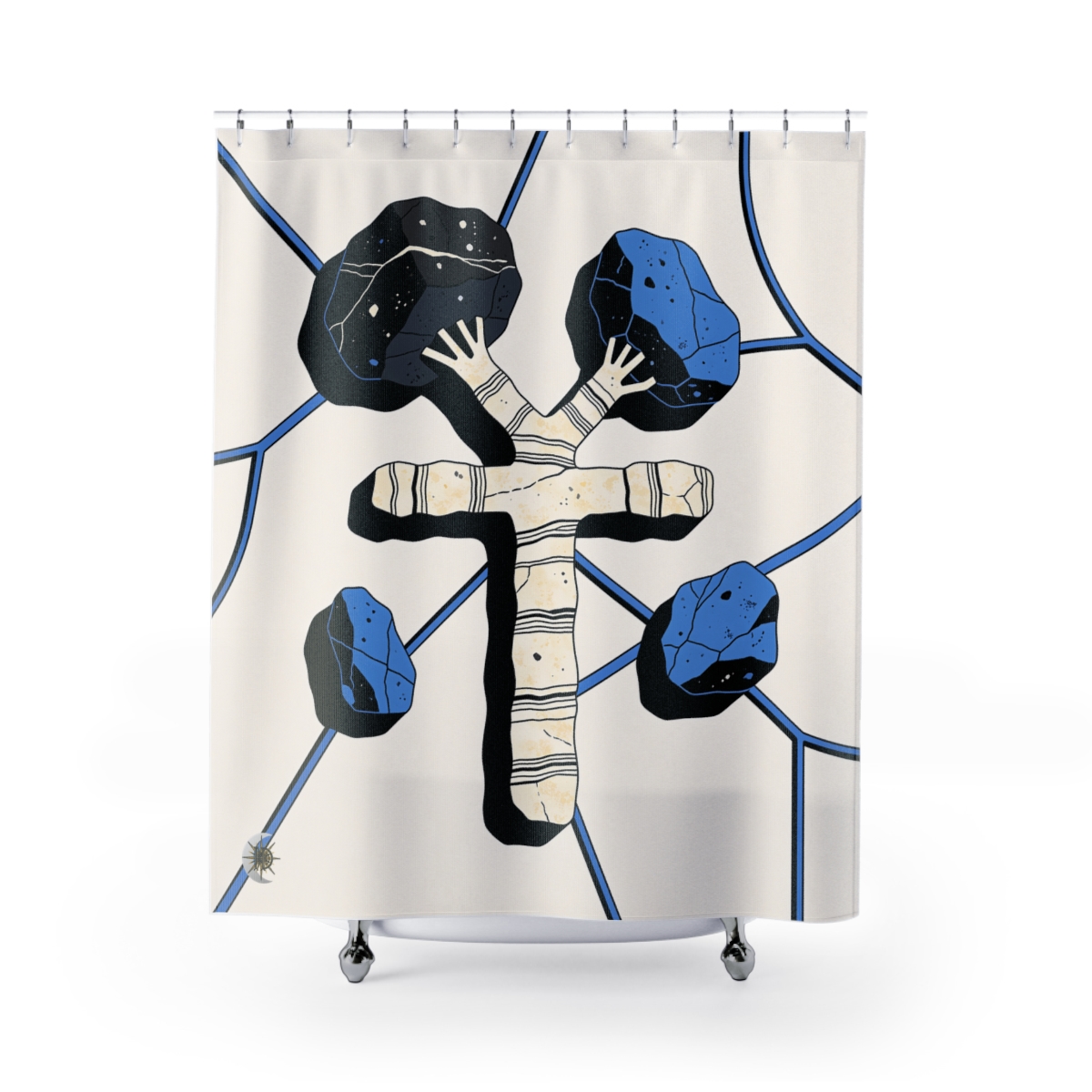 Original Art 1767 Shower Curtain