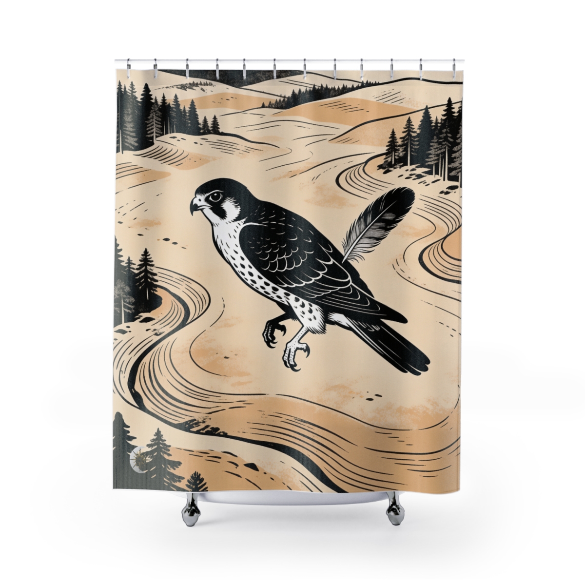 Original Art 1769 Shower Curtain
