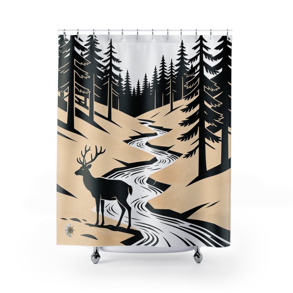 Original Art 1790 Shower Curtain