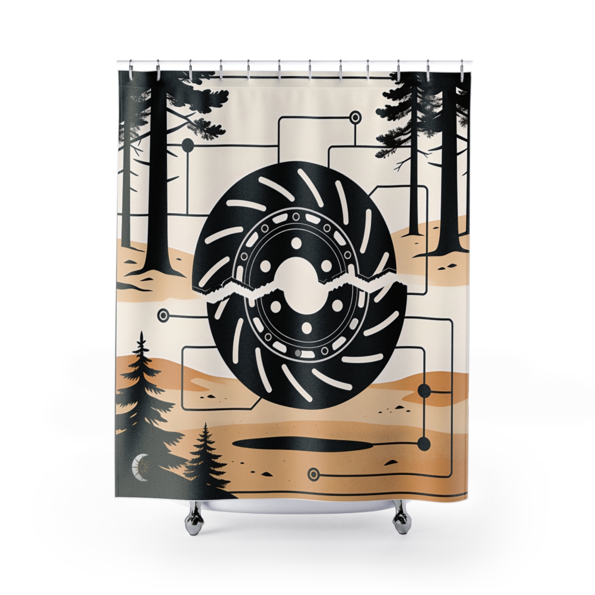 Original Art 1463 Shower Curtain