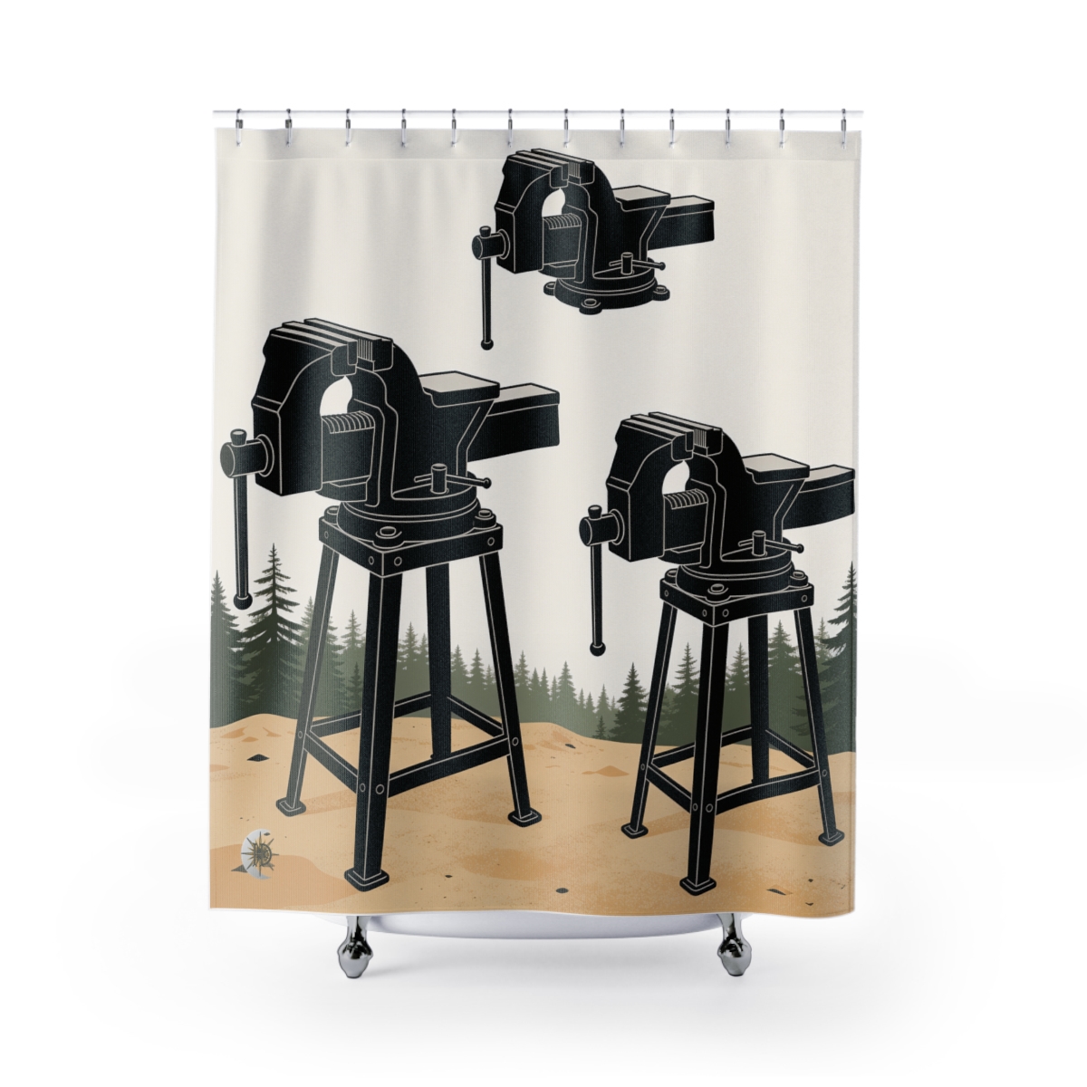 Original Art 1478 Shower Curtain