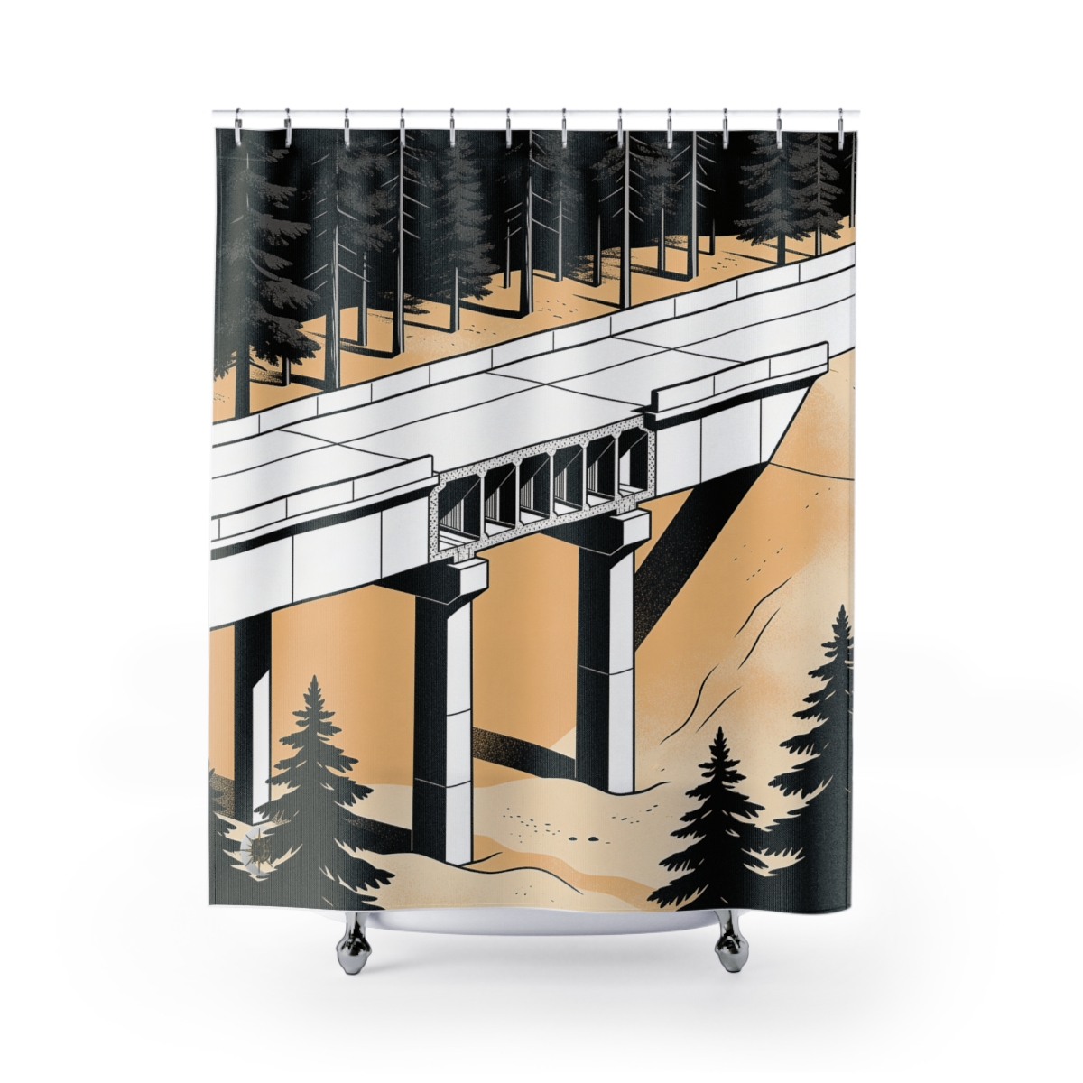 Original Art 1616 Shower Curtain