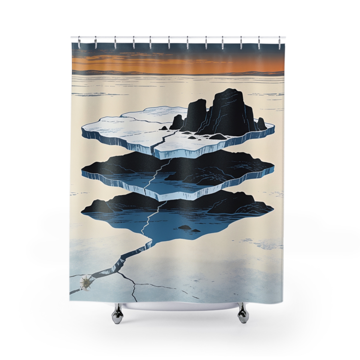 Original Art 1793 Shower Curtain