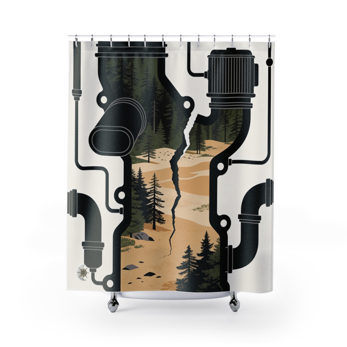 Original Art 1795 Shower Curtain