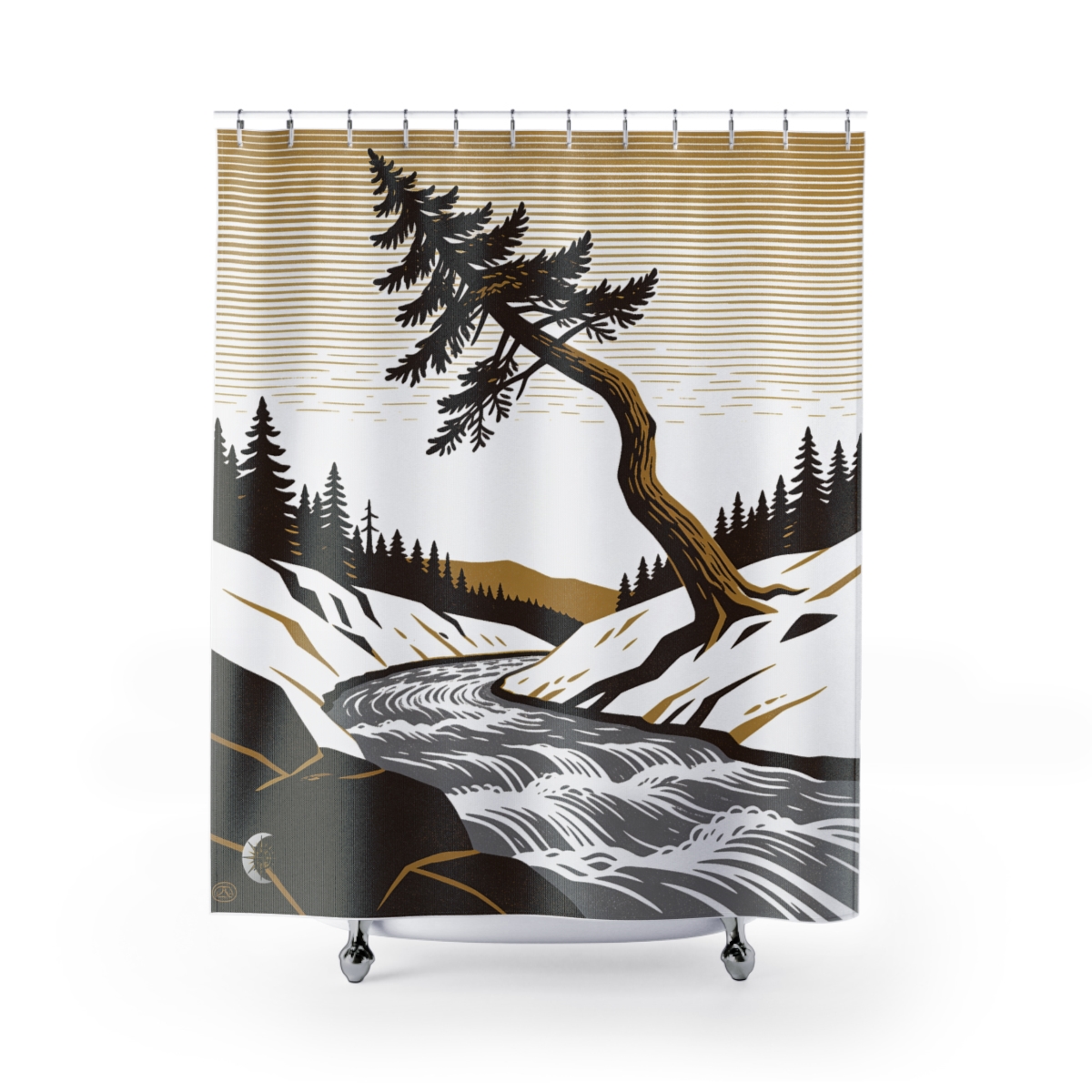 Original Art 1797 Shower Curtain