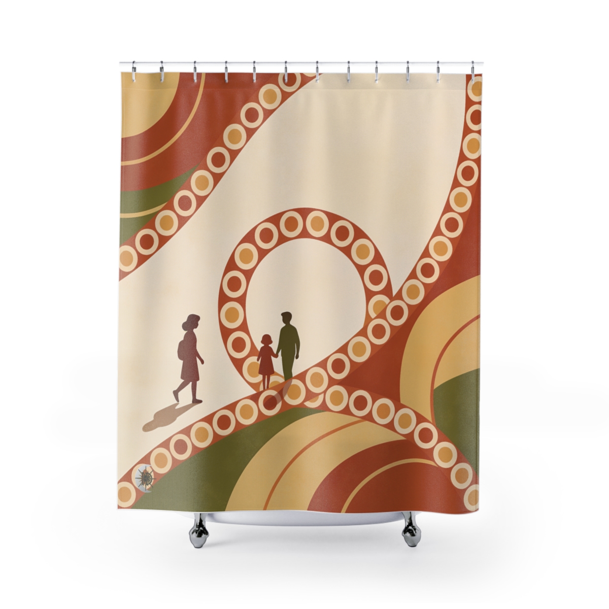 Original Art 59 Shower Curtain