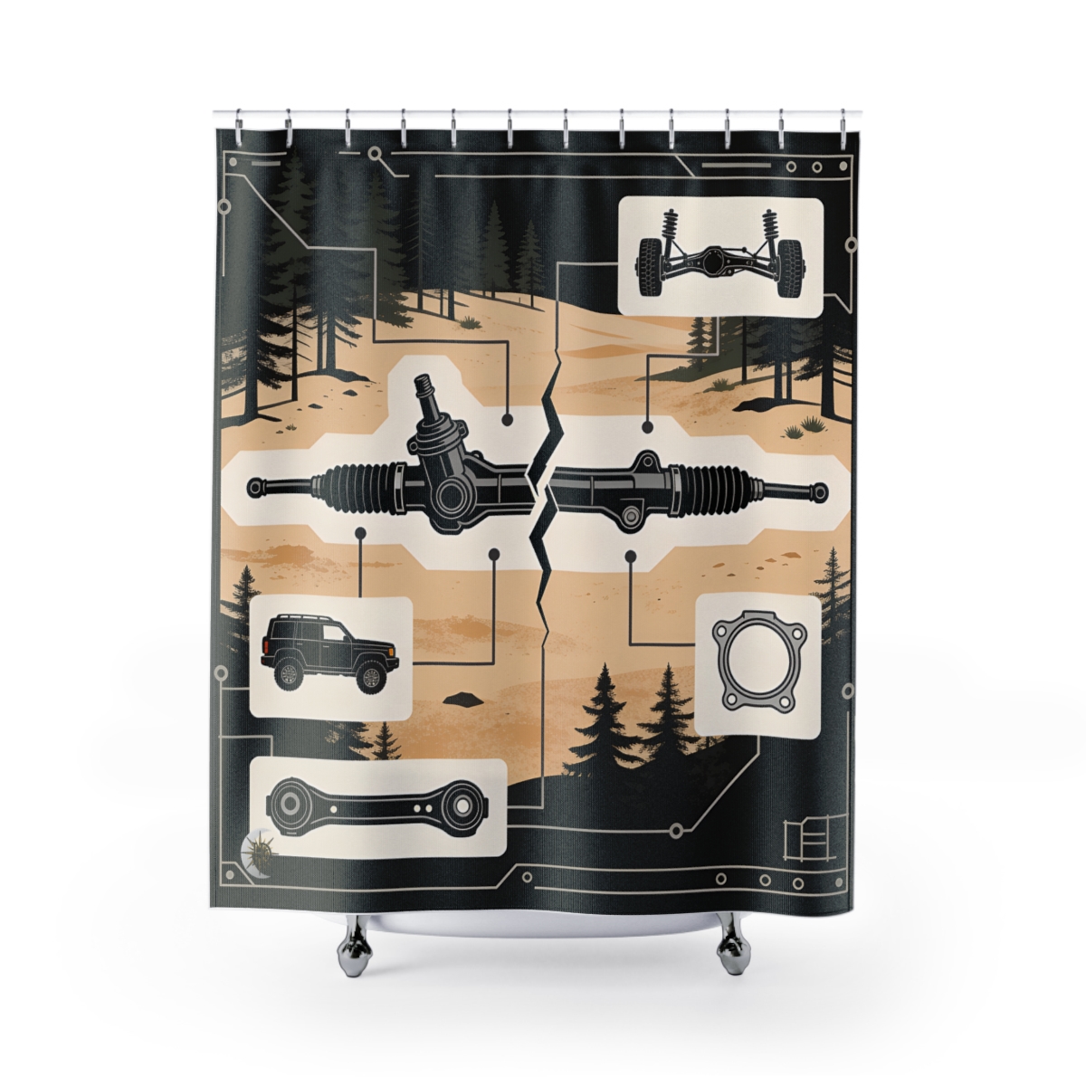 Original Art 1319 Shower Curtain