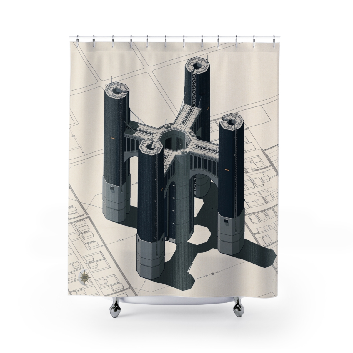 Original Art 1355 Shower Curtain