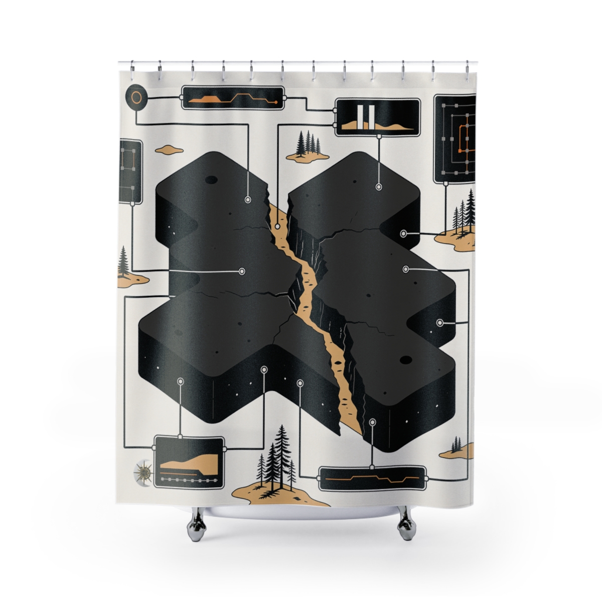 Original Art 1356 Shower Curtain