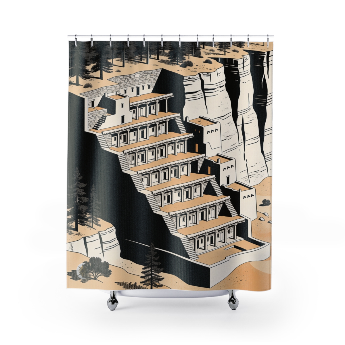Original Art 1373 Shower Curtain